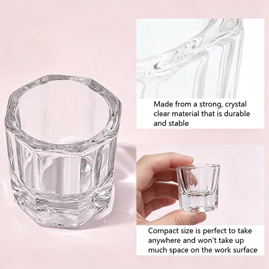 Wadah Kaca Kristal Bening, Tem - Acrylic Powder Clear ulasan dan harga