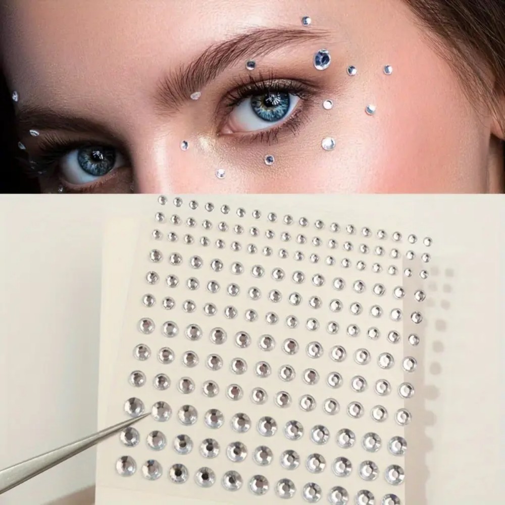 165 Buah Stiker Berlian Imitas - Rhinestone Nail Gem ulasan dan harga