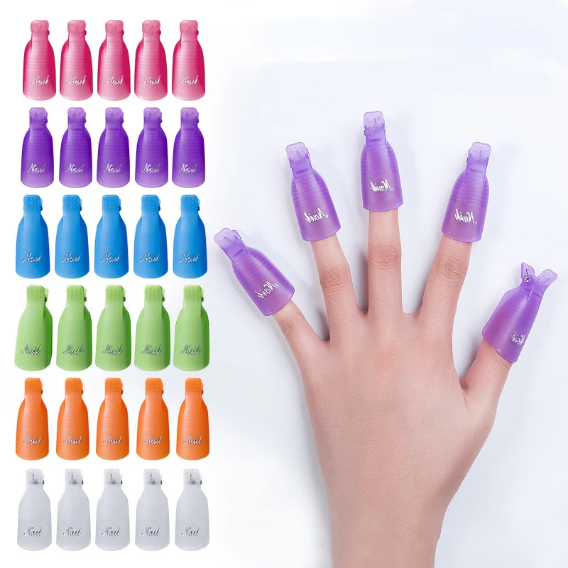 10 Pcs/Bag Alat Pembungkus Kuk - Nail Art Gel Polish ulasan dan harga
