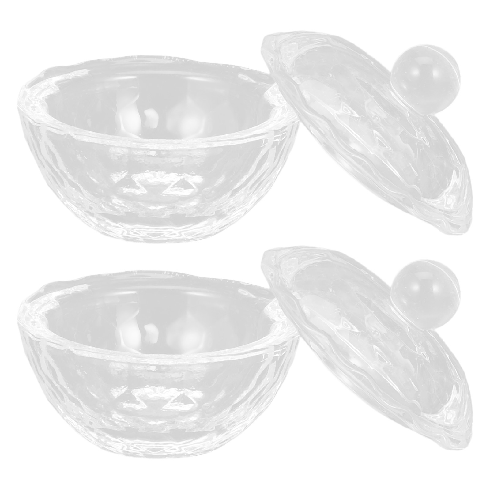 2 Buah Cangkir Kristal Seni Ku - Acrylic Powder Clear ulasan dan harga