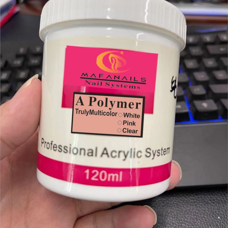 1Pot bubuk akrilik kuku 120ml  - Acrylic Powder Clear ulasan dan harga