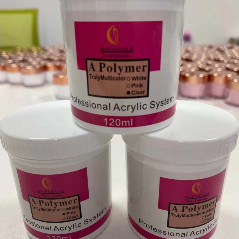 1Pot bubuk akrilik kuku 120ml  - Acrylic Powder Clear ulasan dan harga
