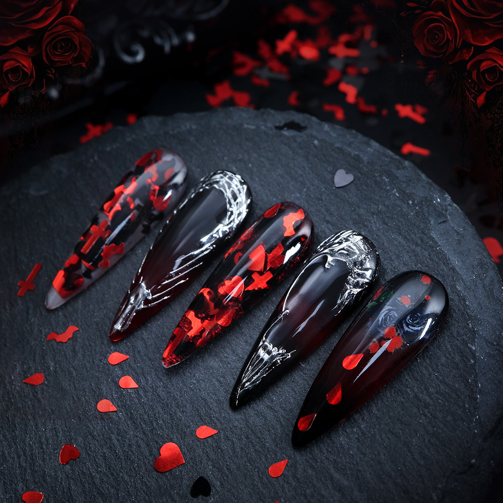 Payet Kuku Halloween 5g – Serp - Nail Art Vampire ulasan dan harga