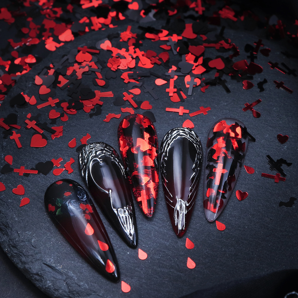 Payet Kuku Halloween 5g – Serp - Nail Art Vampire ulasan dan harga