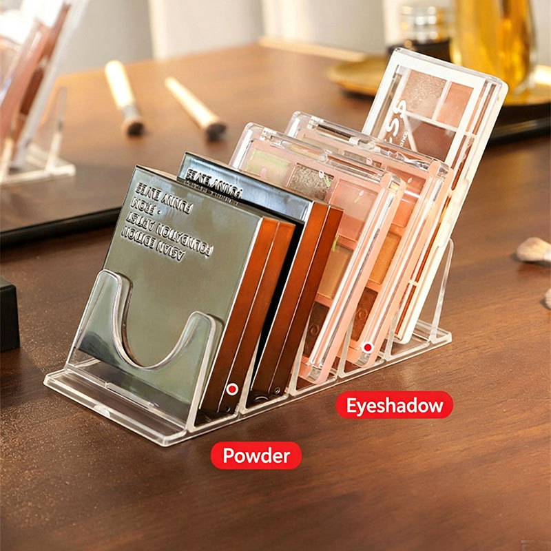 Rak Penyimpanan Palet Eyeshado - Acrylic Powder Clear ulasan dan harga