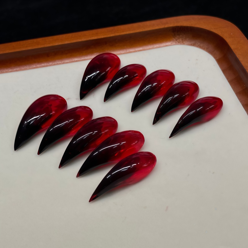 2026New 10PCS kuku palsu grada - Nail Art Vampire ulasan dan harga