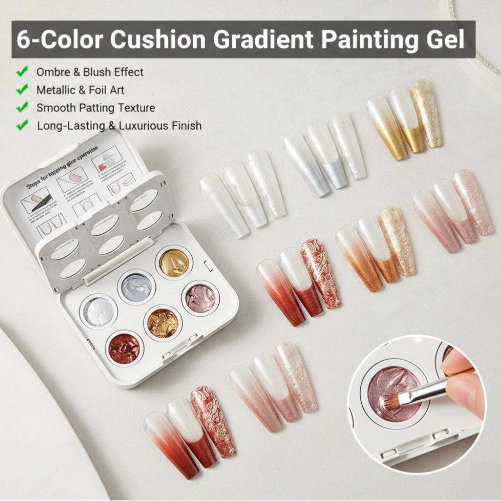 6 Warna Ombre Nail Gradient Ge - Nail Art Ombre Pink ulasan dan harga