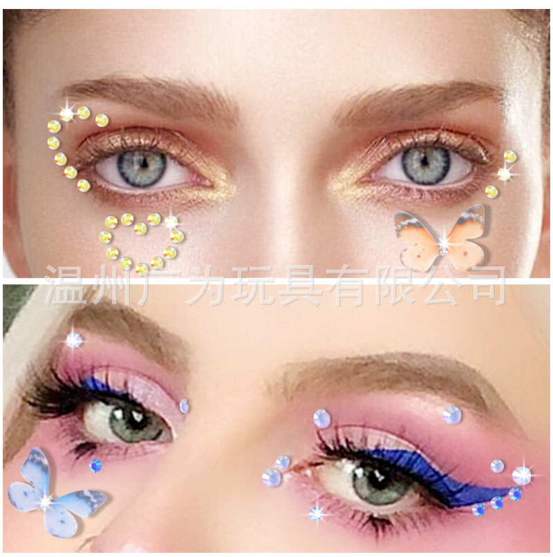 Stiker Rhinestone Perekat Send - Rhinestone Nail Gem ulasan dan harga