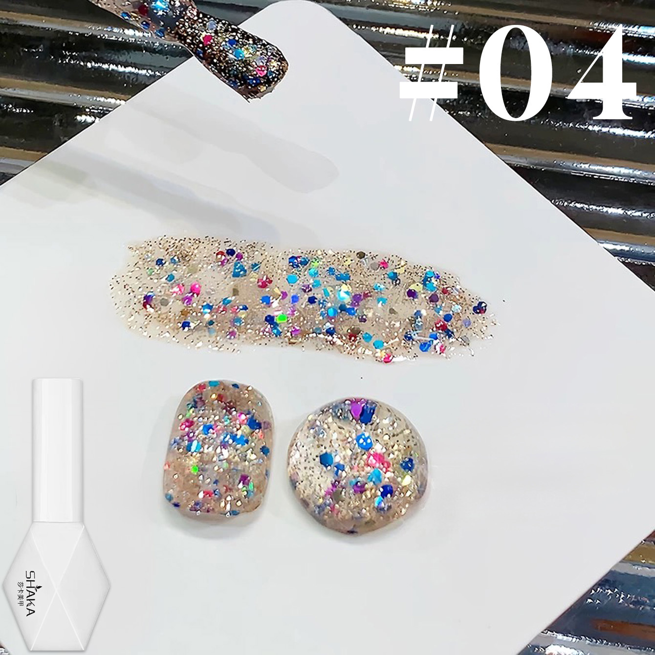 1pcs SHAKA Autumn Stars Hold t - Nail Art Maroon ulasan dan harga