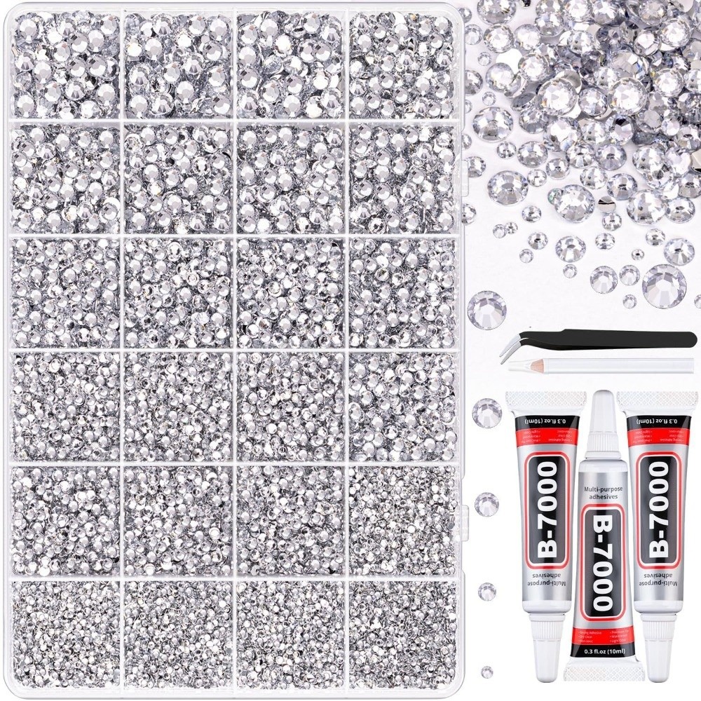 Perlengkapan Resin Rhinestone  - Rhinestone Nail Gem ulasan dan harga