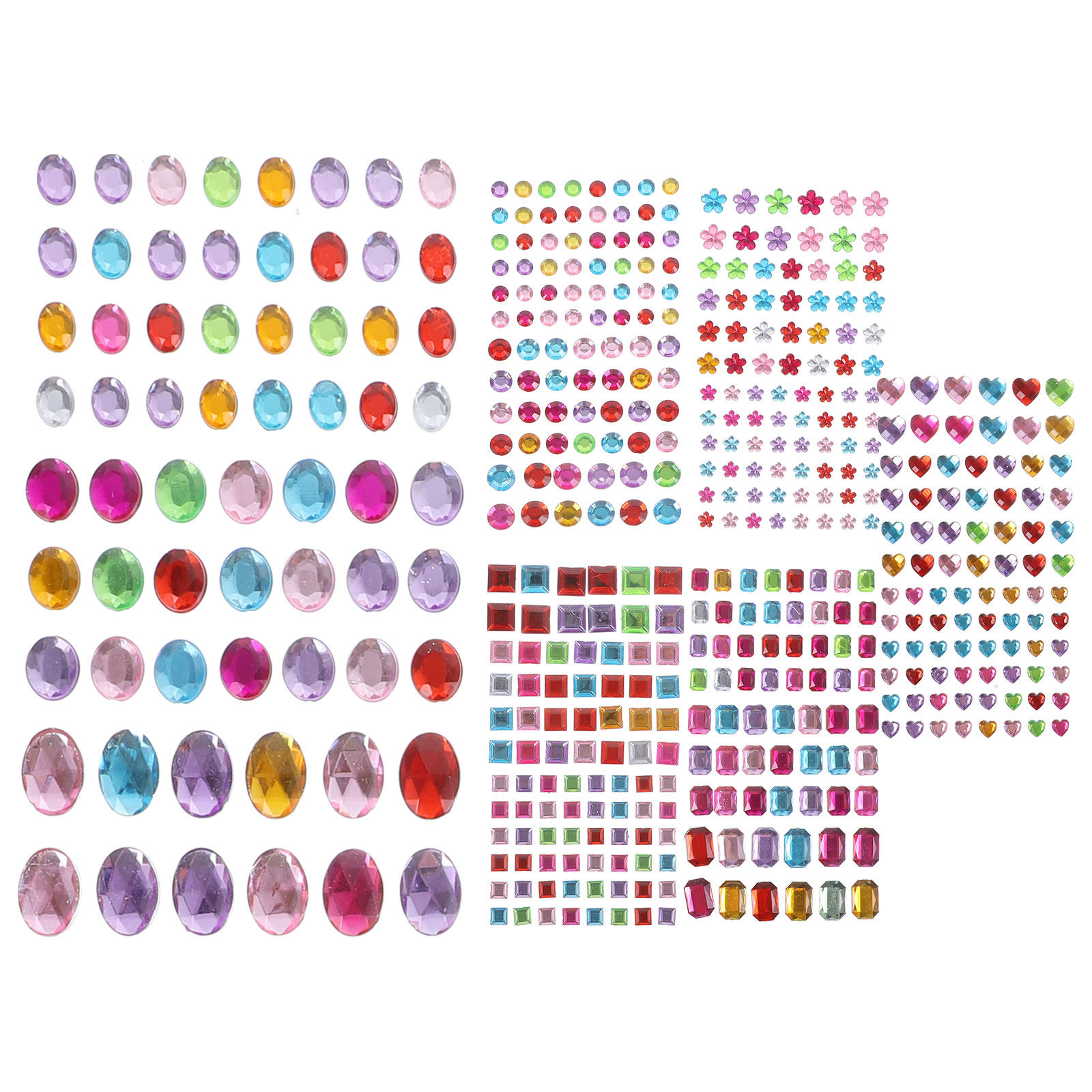 12 Lembar Permata Perekat Akri - Rhinestone Nail Gem ulasan dan harga
