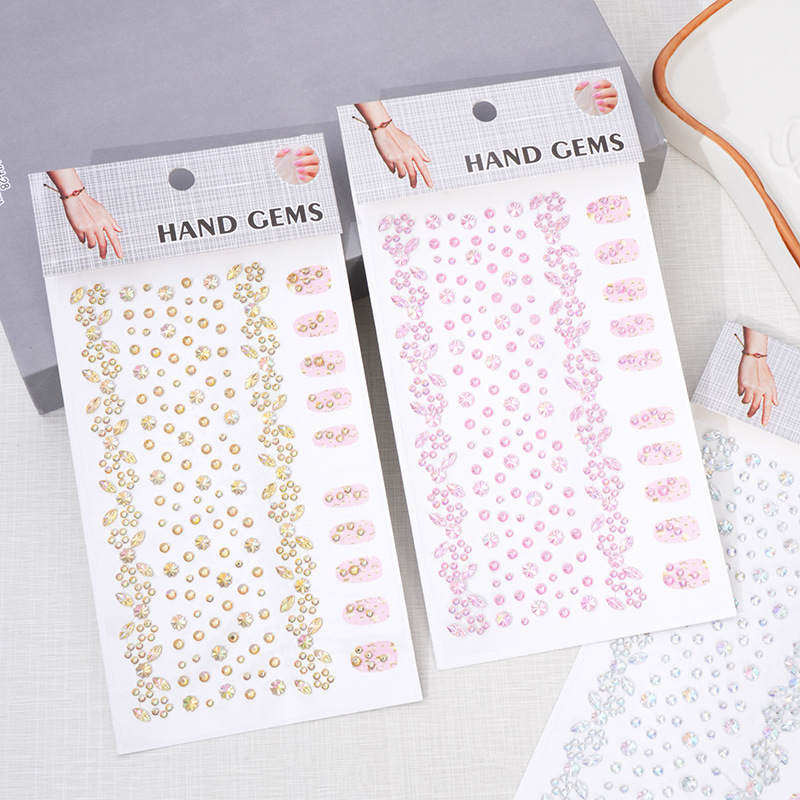 Stiker Berlian Imitasi Gelang  - Rhinestone Nail Gem ulasan dan harga