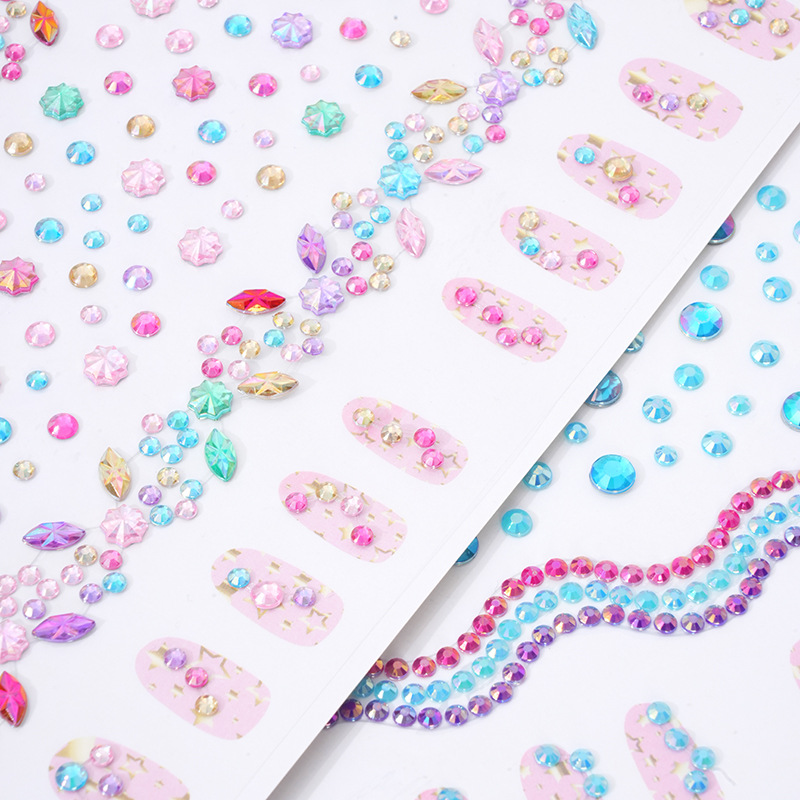 Stiker Berlian Imitasi Gelang  - Rhinestone Nail Gem ulasan dan harga