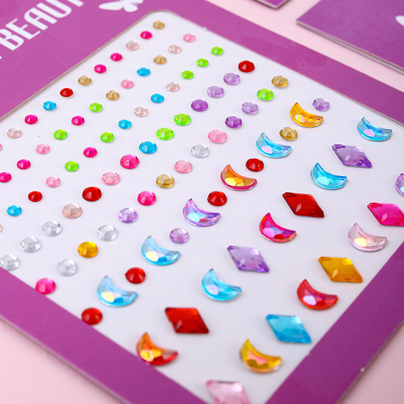 Stiker Permata Wajah Laris Man - Rhinestone Nail Gem ulasan dan harga