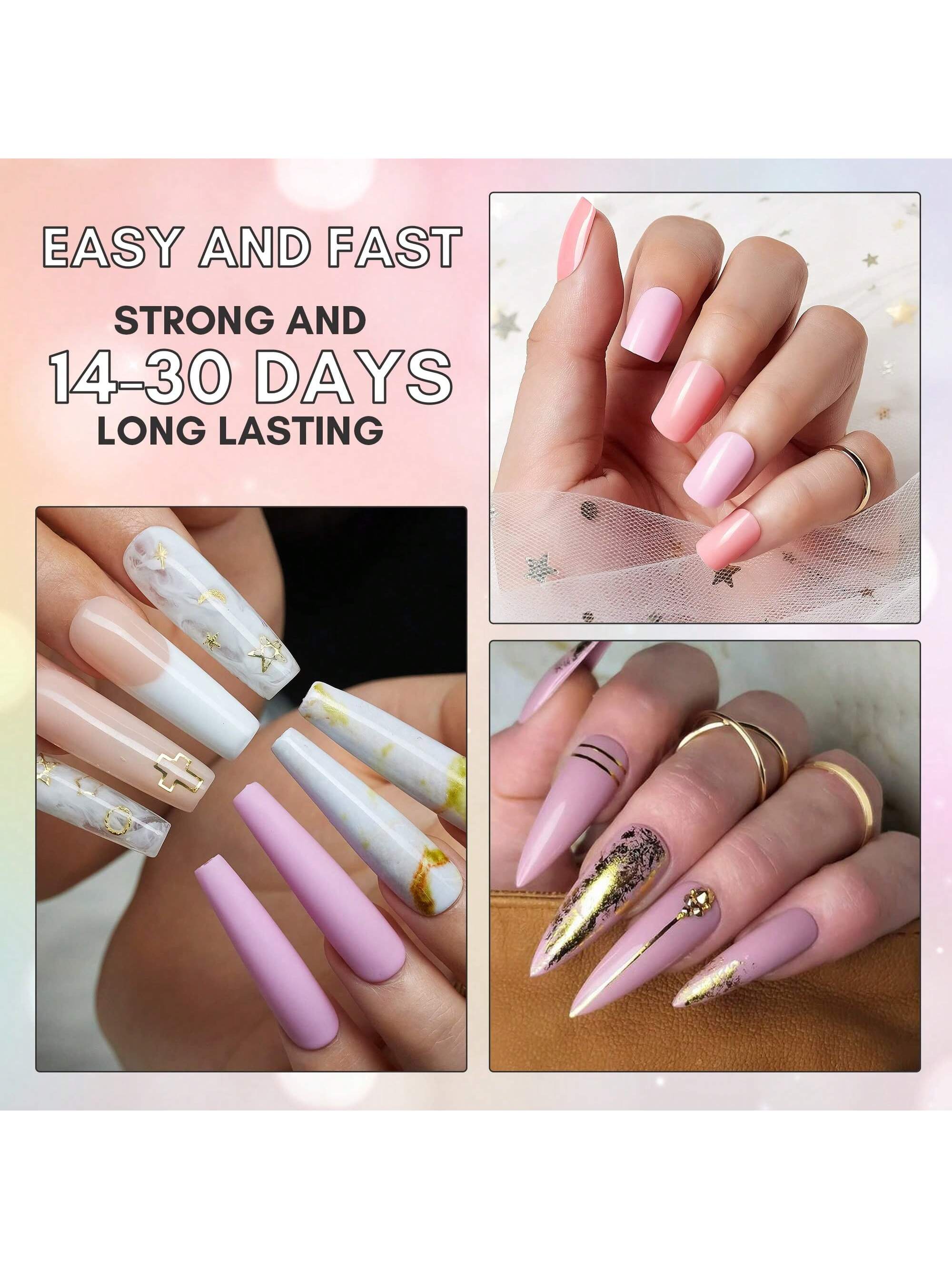 100/1000Pak 2g Lem Kuku Akrili - Rhinestone Nail Gem ulasan dan harga