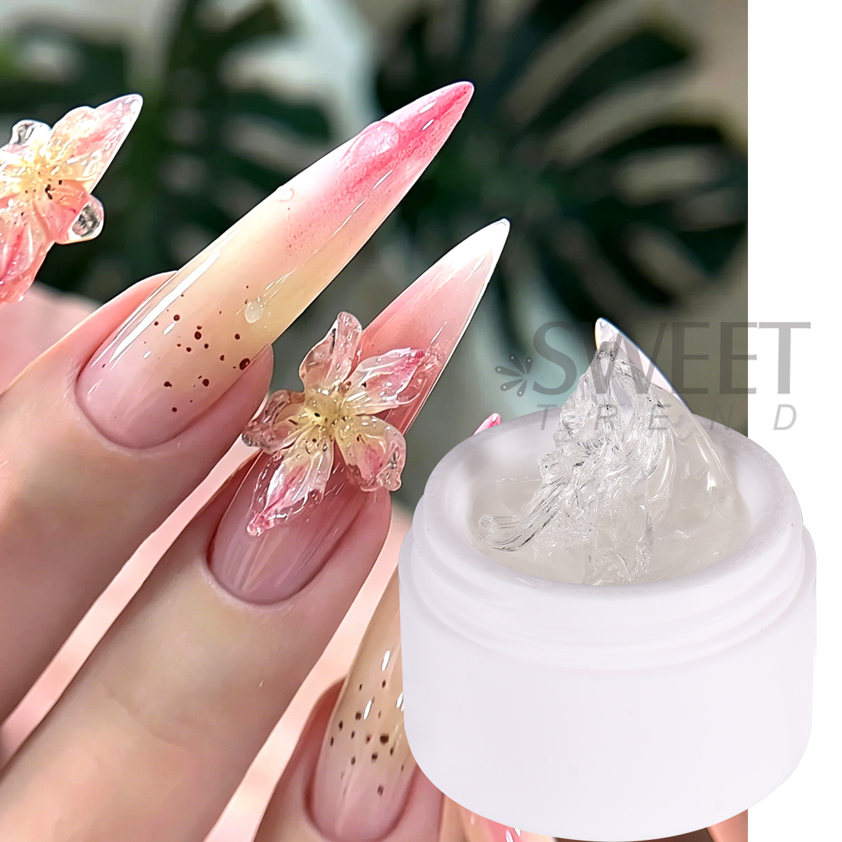 15ml Gel Ekstensi Kuku Tangan  - Acrylic Powder Clear ulasan dan harga