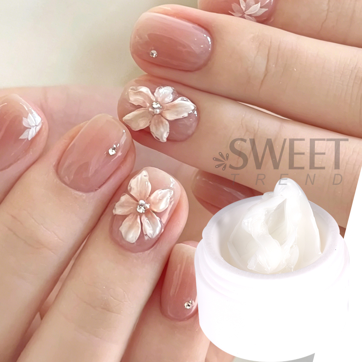 15ml Gel Ekstensi Kuku Tangan  - Acrylic Powder Clear ulasan dan harga