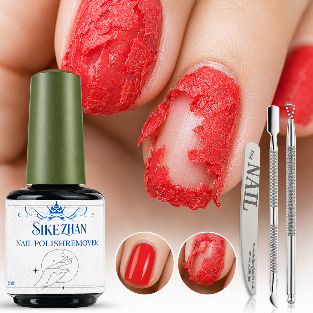SIKEZHAN Penghilang Gel Cepat  - Nail Art Gel Polish ulasan dan harga
